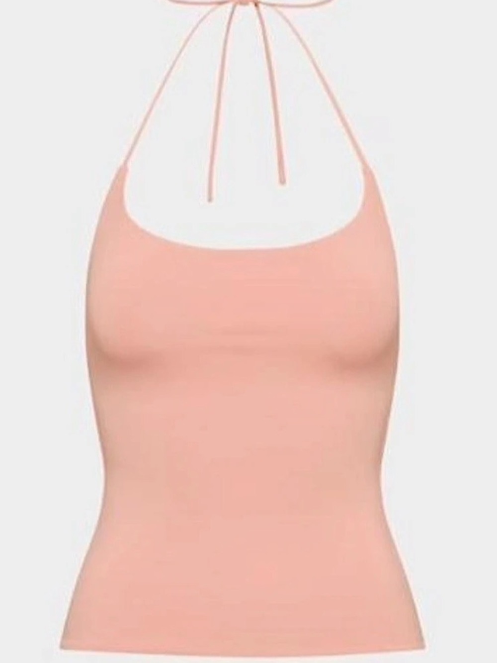 Aritzia Contour Pink Halter Top